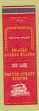 Matchbook Cover - Porter Street Station Detroit MI WEAR