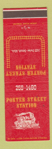 Matchbook Cover - Porter Street Station Detroit MI WEAR