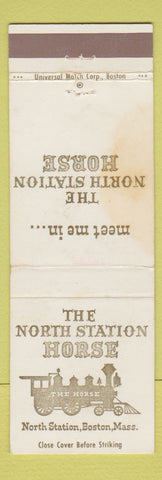 Matchbook Cover - North Station House Boston MA STAINED