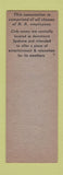 Matchbook Cover - Train Club Spokane WA SAMPLE