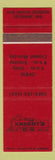 Matchbook Cover - Knight's Restaurant Spokane WA train
