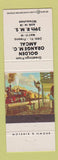 Matchbook Cover - Golden Orange Match Club AMCAL RMS Fresno CA
