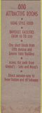 Matchbook Cover - Hotel Martinique New York City