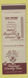 Matchbook Cover - Hingham Country Fare MA