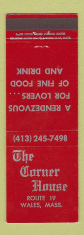 Matchbook Cover - The Corner House Wales MA