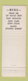 Matchbook Cover - The Corner House Wales MA