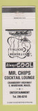 Matchbook Cover - Mr. Chips Cocktail Lounge East Wareham MA