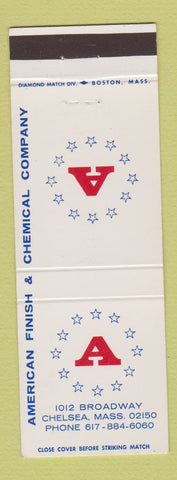 Matchbook Cover - American Finish and Chemical Company Chelsea MA