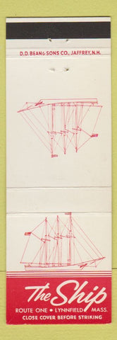 Matchbook Cover - The Ship Lynnfield MA
