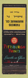 Matchbook Cover - Pittsburgh Paints Farmers Hardware Bedford PA WEAR