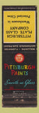 Matchbook Cover - Pittsburgh Paints Plate Glass WEAR