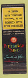 Matchbook Cover - Pittsburgh Paints Plate Glass Centralia WA WEAR