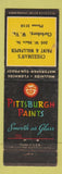 Matchbook Cover - Pittsburgh Paints Cheesman's Clarksburg WV WEAR