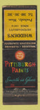 Matchbook Cover - Pittsburgh Paints Whidden's Peabody MA WEAR