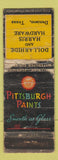 Matchbook Cover - Pittsburgh Paints Dollarhide Denison TX POOR