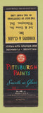 Matchbook Cover - Pittsburgh Paints Robbins and Clark Wilmington DE