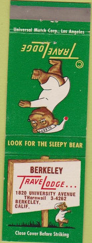 Matchbook Cover - Travel Lodge Motel Berkeley CA
