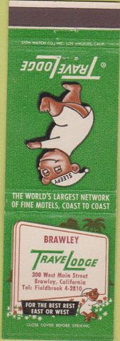Matchbook Cover - Travel Lodge Motel Brawley CA