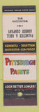 Matchbook Cover - Pittsburgh Paints Palmetier Abell Lumber Waukesha WI