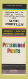 Matchbook Cover - Pittsburgh Paints Altoona PA