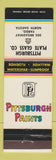 Matchbook Cover - Pittsburgh Paints Plate Glass Fargo ND