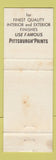 Matchbook Cover - Pittsburgh Paints PPG Industries Champaign IL