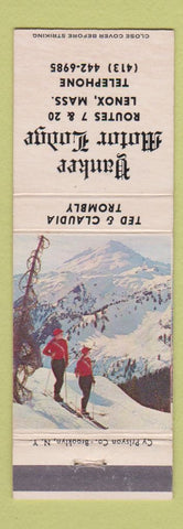 Matchbook Cover - Yankee Motor Lodge Lenox MA