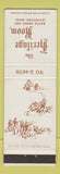 Matchbook Cover - Heritage Room Lexington MA