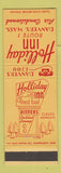 Matchbook Cover - Holiday Inn Danvers MA