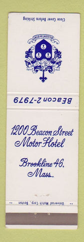 Matchbook Cover - 1200 Beacon Street Motor Hotel Brookline MA