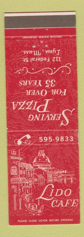 Matchbook Cover - Lido Cafe Pizza Lynn MA