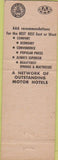 Matchbook Cover - Travel Lodge Motel Indio CA