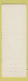 Matchbook Cover - Never Fish in Troubled Waters
