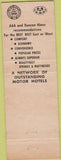 Matchbook Cover - Travel Lodge Motel Fresno CA