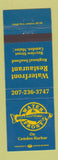 Matchbook Cover - Water Front Restaurant Camden ME