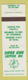 Matchbook Cover - Super King Catfish Springdale AR