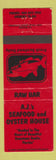 Matchbook Cover - AJ's Seafood Oyster House Destin FL