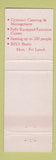 Matchbook Cover - Fishermens Table Restaurant Paekakariki New Zealand WEAR