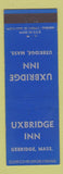Matchbook Cover - Uxbridge Inn MA