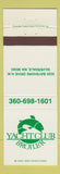 Matchbook Cover - Yacht Club Broiler Silverdale WA