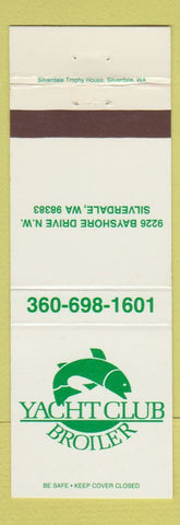 Matchbook Cover - Yacht Club Broiler Silverdale WA
