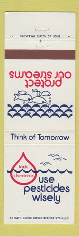 Matchbook Cover - Use Pesticides Wisely Protrect Streams