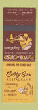 Matchbook Cover - Bobby Sox Restaurant Fish Chips London ON