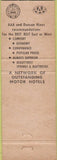 Matchbook Cover - Travel Lodge Motel Temple View Los Angeles CA