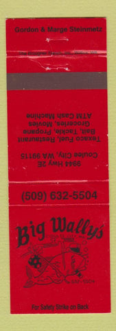 Matchbook Cover - Big Wally's Coulee City WA