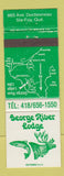 Matchbook Cover - George River Lodge Ste Foy QC