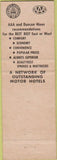 Matchbook Cover - Travel Lodge Motel Vermont Sunset Hollywood CA