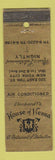 Matchbook Cover - House of Vienna Restaurant New York City WEAR