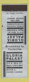 Matchbook Cover - Gloria Palast New York City?