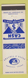 Matchbook Cover - Leavell & Bates Personal Loans Delphi Lebanon Tipton IN
